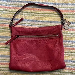 Coach Poppy Perri Hippie/Hobo Crossbody Bag in Rose — No. 22421